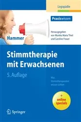 Book cover of Stimmtherapie mit Erwachsenen (5th ed.) by Sabine S. Hammer