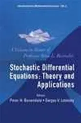 Book cover of Stochastic Differential Equations: Theory And Applications - A Volume In Honor Of Professor Boris L Rozovskii by Peter H Baxendale