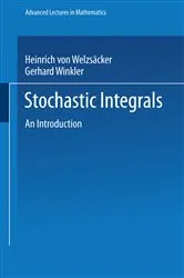 Book cover of Stochastic Integrals by Heinrich von WeizsÃ¤cker