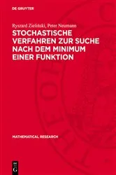 Book cover of Stochastische Verfahren zur Suche nach dem Minimum einer Funktion by Ryszard Zieliński