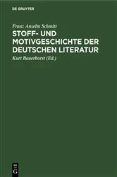 Book cover of Stoff- und Motivgeschichte der deutschen Literatur (2nd ed.) by Unknown