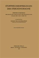 Book cover of Stoffwechselwirkungen der Steroidhormone by Henryk Nowakowski