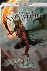 Book cover of Stone of Tymora by R.A. Salvatore