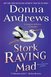 Book cover of Stork Raving Mad by Donna Andrews
