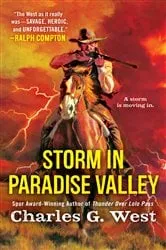 Book cover of Storm in Paradise Valley by Charles G. West