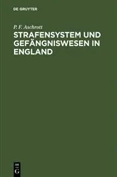 Book cover of Strafensystem und Gefängniswesen in England by P. F. Aschrott