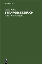Book cover of Strafgesetzbuch (28th ed.) by Walter Petters