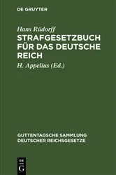 Book cover of Strafgesetzbuch für das Deutsche Reich (19th ed.) by Hans Rüdorff