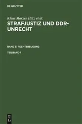 Book cover of Strafjustiz und DDR-Unrecht. Band 5: Rechtsbeugung. Teilband 1 by Boris Burghardt