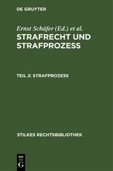 Book cover of Strafprozeß by Ernst Schäfer