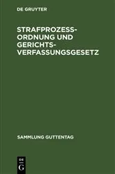 Book cover of Strafprozeßordnung und Gerichtsverfassungsgesetz (2nd ed.) by Unknown