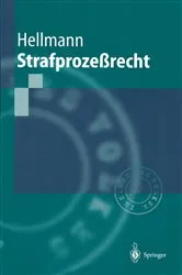 Book cover of Strafprozeßrecht by Uwe Hellmann