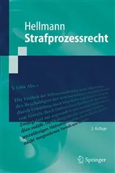 Book cover of Strafprozessrecht (2nd ed.) by Uwe Hellmann