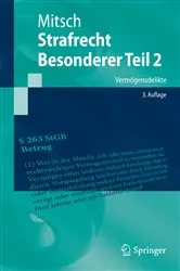 Book cover of Strafrecht, Besonderer Teil 2 (3rd ed.) by Wolfgang Mitsch