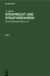 Book cover of Strafrecht und Strafverfahren (36th ed.) by A. Dalcke