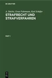 Book cover of Strafrecht und Strafverfahren (37th ed.) by Unknown