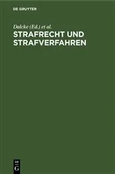 Book cover of Strafrecht und Strafverfahren by Dalcke