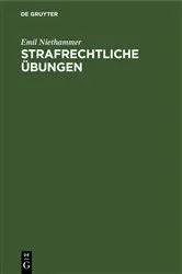 Book cover of Strafrechtliche Übungen by Unknown