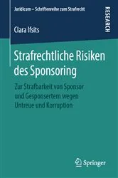 Book cover of Strafrechtliche Risiken des Sponsoring by Unknown