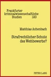 Book cover of Strafrechtlicher Schutz des Wettbewerbs? by Unknown