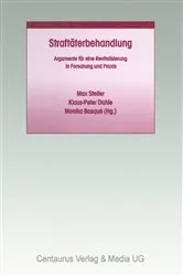 Book cover of Straftäterbehandlung by Max Steller
