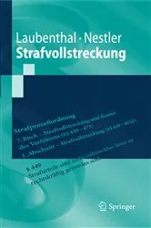 Book cover of Strafvollstreckung by Klaus Laubenthal