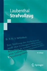 Book cover of Strafvollzug (8th ed.) by Klaus Laubenthal