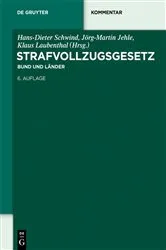 Book cover of Strafvollzugsgesetz (6th ed.) by Hans-Dieter Schwind