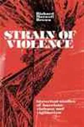 Book cover of Strain of Violence by Richard Maxwell Brown