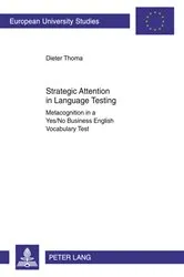 Book cover of Strategic Attention in Language Testing by Dieter Thoma