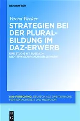 Book cover of Strategien bei der Pluralbildung im DaZ-Erwerb by Verena Wecker