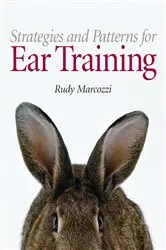 Book cover of Strategies and Patterns for Ear Training by Rudy Marcozzi