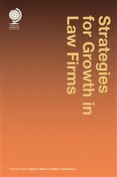 Book cover of Strategies for Growth in Law Firms by Gerard Tanja
