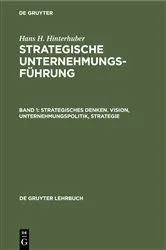 Book cover of Strategisches Denken. Vision, Unternehmungspolitik, Strategie (5th ed.) by Unknown