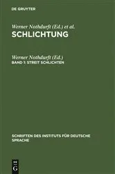 Book cover of Streit schlichten by Werner Nothdurft