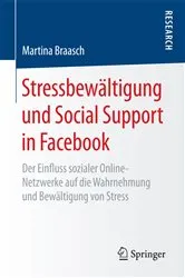 Book cover of Stressbewältigung und Social Support in Facebook by Martina Braasch