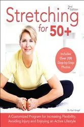 Book cover of Stretching for 50+ by Karl Knopf