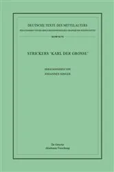 Book cover of Strickers Karl der Große by Johannes Singer
