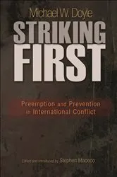 Book cover of Striking First by Michael W. Doyle