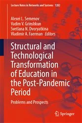 Book cover of Structural and Technological Transformation of Education in the Post-Pandemic Period by Alexei L. Semenov