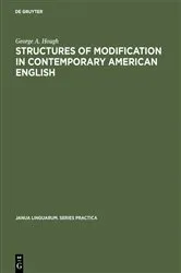 Book cover of Structures of modification in contemporary American English by George A. Hough