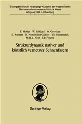 Book cover of Strukturdynamik nativer und kÃ¼nstlich vernetzter Sehnenfasern by Erika Mosler