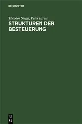Book cover of Strukturen der Besteuerung (4th ed.) by Unknown