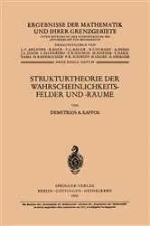 Book cover of Strukturtheorie der Wahrscheinlichkeitsfelder und -Räume by Demetrios A. Kappos