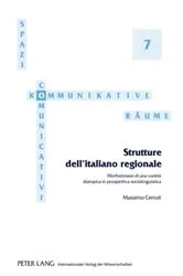 Book cover of Strutture dell’italiano regionale by Unknown