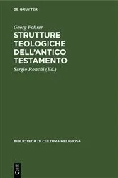 Book cover of Strutture teologiche dell’Antico Testamento by Georg Fohrer