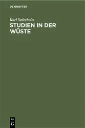 Book cover of Studien in der Wüste by Karl Sederholm