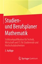 Book cover of Studien- und Berufsplaner Mathematik (5th ed.) by Springer Fachmedien Wiesbaden