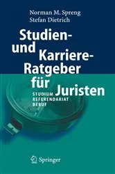 Book cover of Studien- und Karriere-Ratgeber für Juristen by Norman Spreng