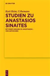 Book cover of Studien zu Anastasios Sinaites by Karl-Heinz Uthemann